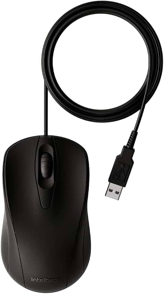 Mouse Com Fio MCI 10 Preto Intelbras