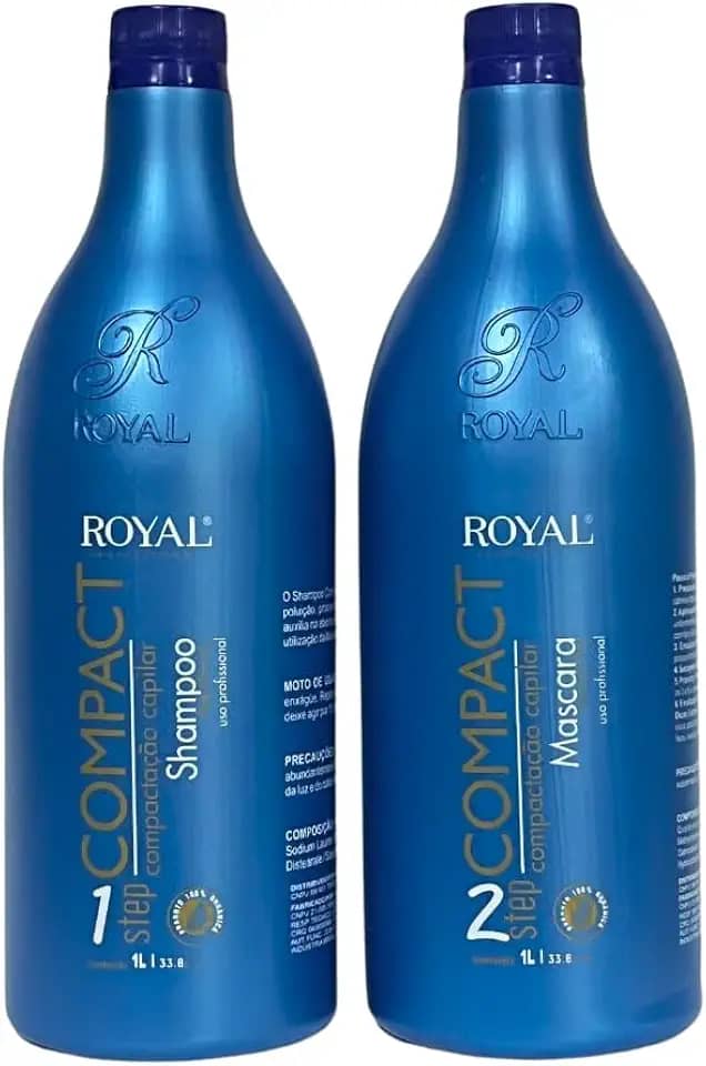 Compact, Kit Shampoo e Selagem Termica sem Formol, 1L