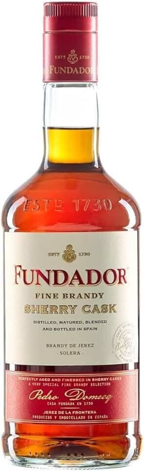 Brandy Espanhol Fundador Sherry Cask Solera 750ml