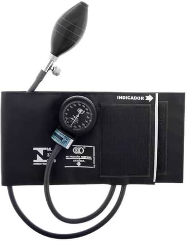 Monitor De Pressão Esfigmomanômetro Preto Bic