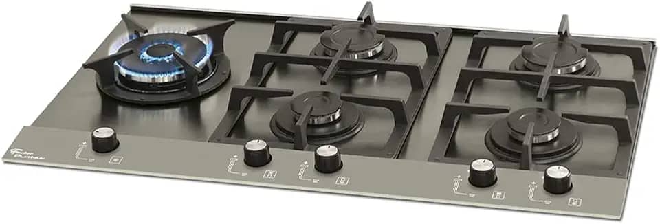 FISCHER COOKTOP À GÁS 5 BOCAS PLATINIUM MESA PRIME BIVOLT - 19784-51515