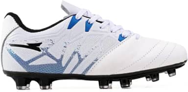 Chuteira de Futebol Masculina Campo Grama Natural Bico Reforçado em Couro