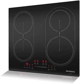 Cooktop por Indução 4 bocas, Mondial, Preto, 7000W, 220V - CTI-03