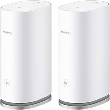Roteador, HUAWEI WiFi Mesh 3, Wi-Fi 6 em Toda Casa com Até 3000Mbps, HarmonyOS Mesh+, Conexão com Um Toque, Branco, Kit com 2 unidades