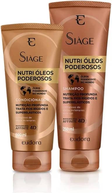 Eudora Kit Siàge Nutri Óleos Poderosos Shampoo + Condicionador