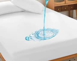 Protetor de Colchão, Impermeável, Respirável, Com Elástico, Macio, Malha Gel (Queen)