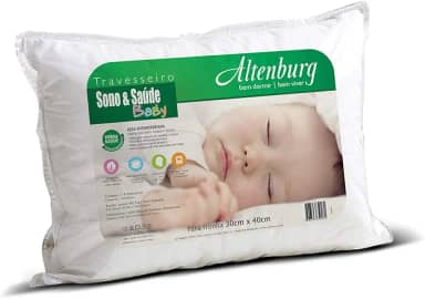 Travesseiro Sono e Saúde Baby Altenburg Liso Tecido