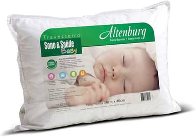 Travesseiro Sono e Saúde Baby Altenburg Liso Tecido