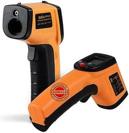 Termometro Calibrado com Certificado - Culinário a Laser Para Forno Freezer -50º A 400ºC Digital LCD