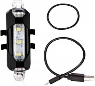 Pisca Bike Sinalizador Luz Traseira Led Vermelho Usb