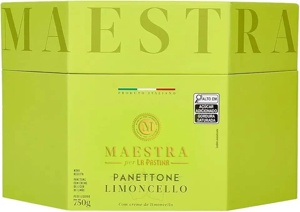 Panettone Creme de Pistache com Gotas de Chocolate La Pastina 750g