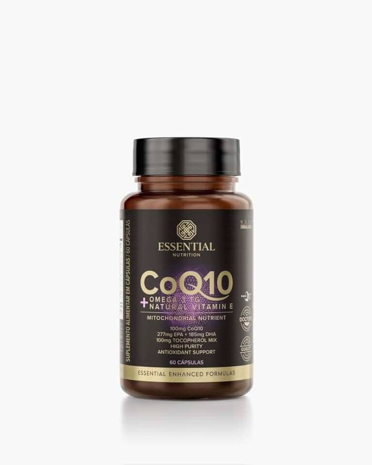 Essential Nutrition - CoQ10 60 Cápsulas 30 doses