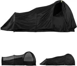 L RUNNZER Barraca para uma pessoa, barraca dobrável para 1 pessoa, capa ultraleve para acampamento, mochila e trekking com mosca de chuva, à prova de chuva e à prova d'água