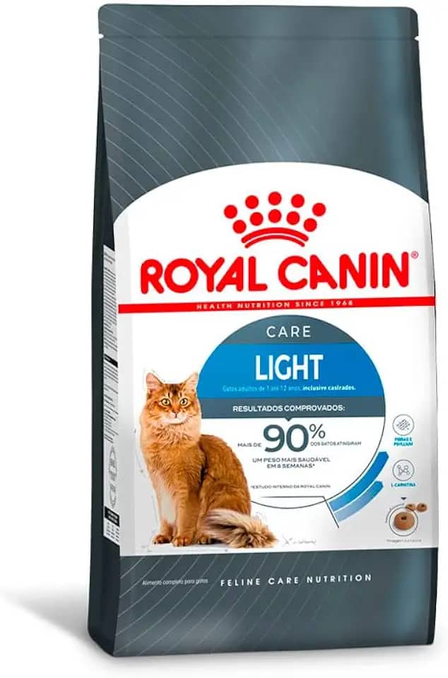 Ração Light Para Gatos Adultos 3kg Royal Canin