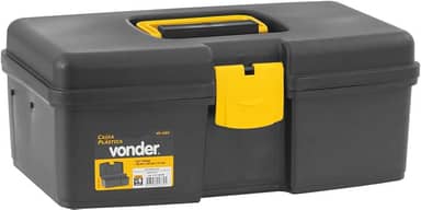 Vonder, Caixa Para Ferramentas, Plástica, Com 1 Bandeja, 35,0 Cm X 23,0 Cm 15,5 Cm, Vd 1002.