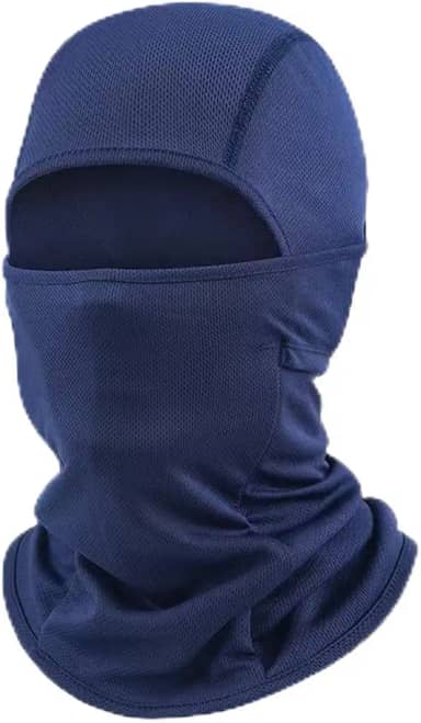 Máscara de esqui Balaclava para homens e mulheres – Capa facial de inverno à prova de vento e proteção UV de verão para ciclismo, motocicleta, esportes na neve