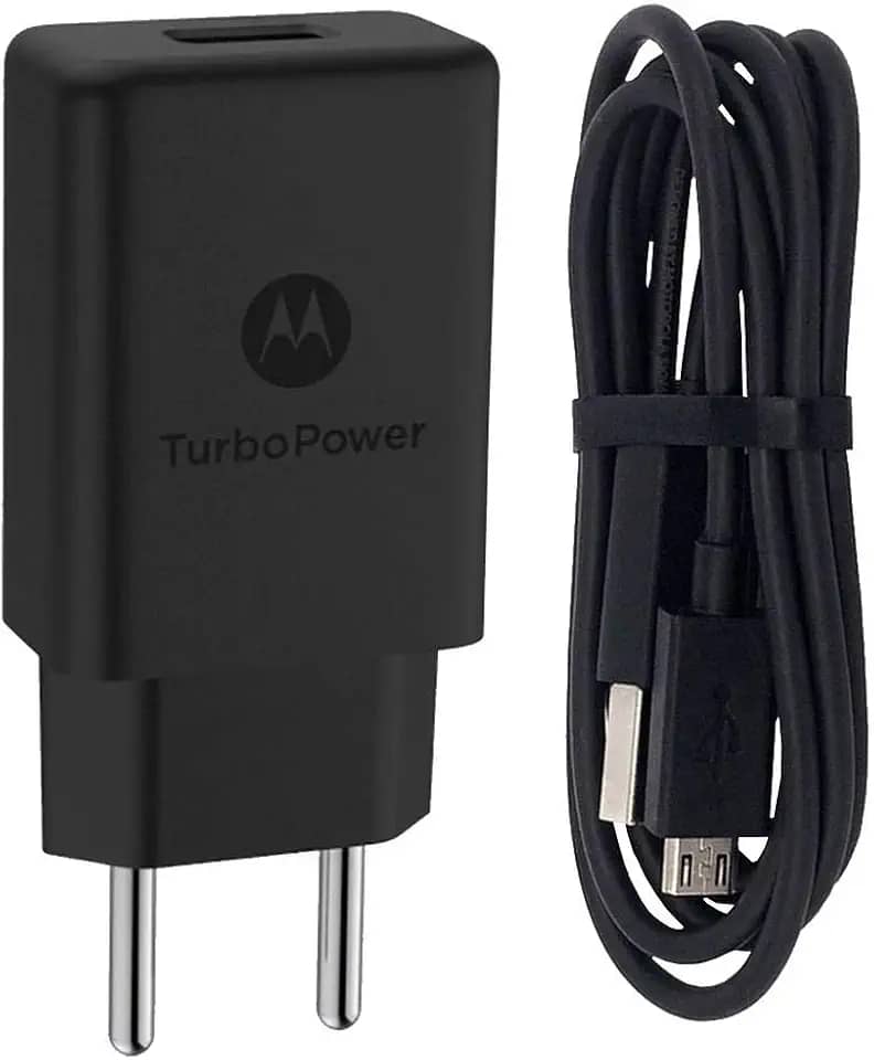Motorola, Carregador Turbo Power™ 18W, Cabo USB-A, USB-C, Porta USB-A