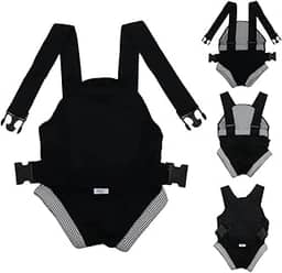 Canguru Click - Bebê Passeio - Suporta Até 15 Kg Preto