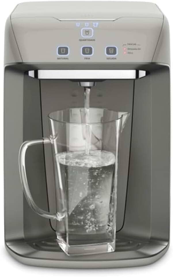 Purificador de Água Gelada, Fria e Natural Elétrico Luz UV Prata (PA31G)