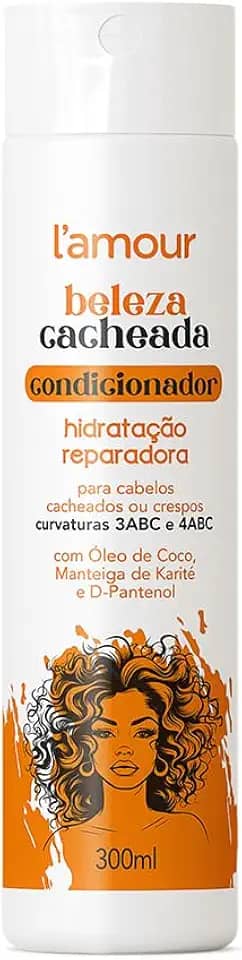 Condicionador L’Amour Beleza Cacheada Hidratação Reparadora – Cachos Macios e Definidos