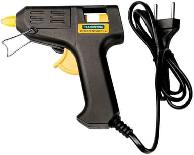 Tramontina Pistola Elétrica para Cola Quente 12w Bivolt Preta E Amarela