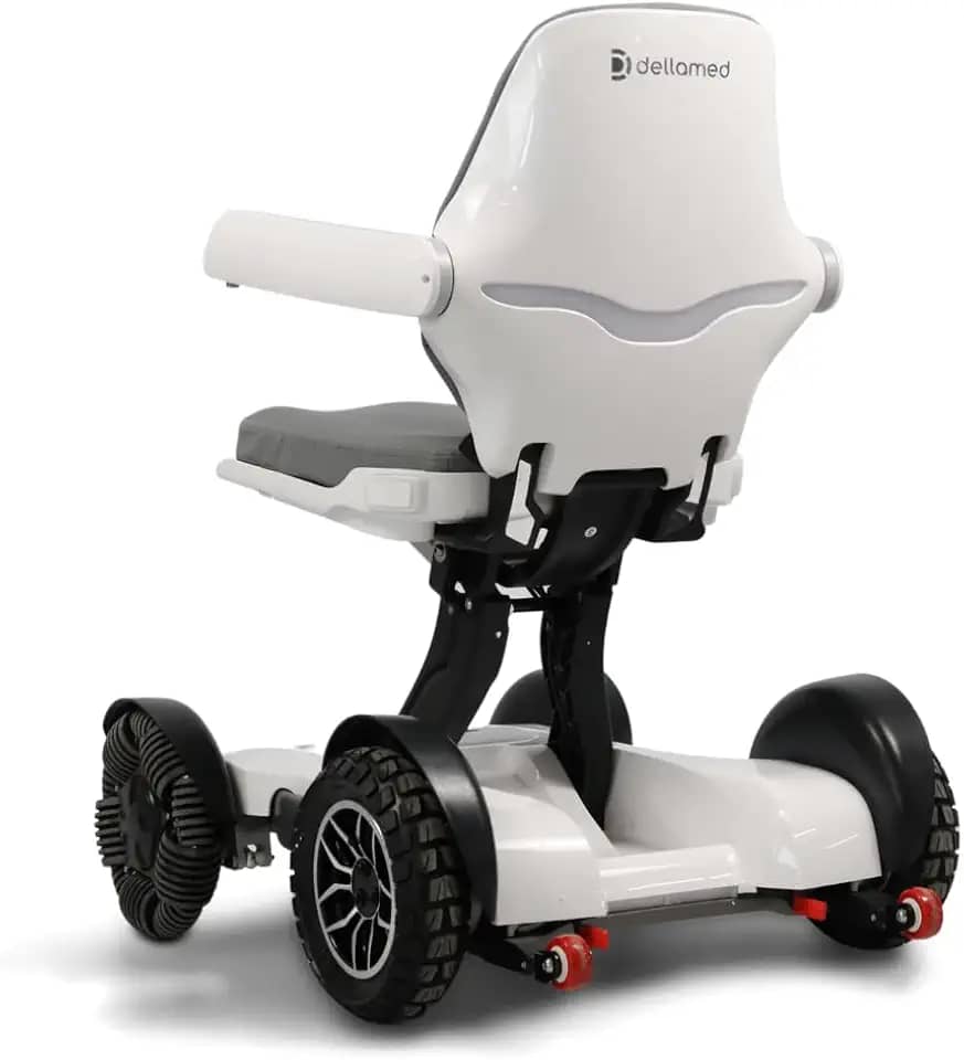 Cadeira Motorizada Dobrável até 120 Kg Assento 42 cm Spacemed Dellamed