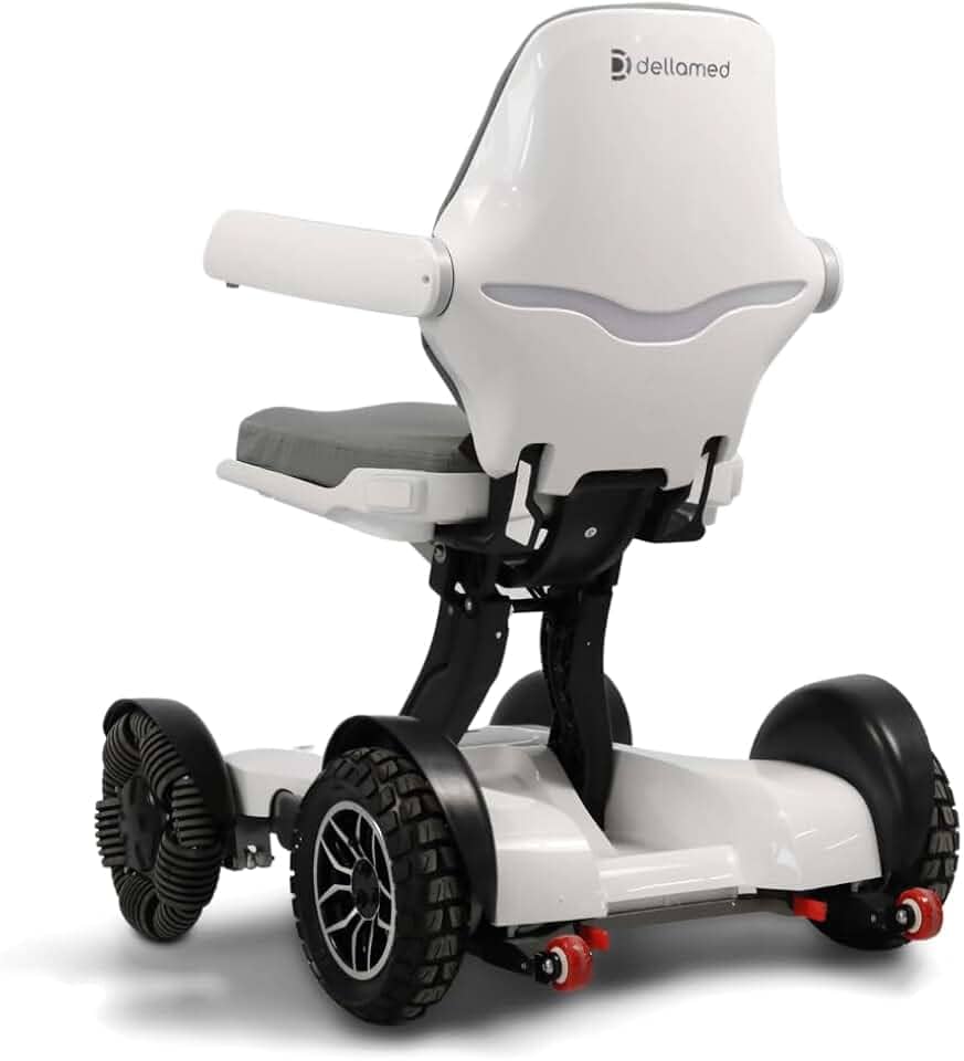 Cadeira Motorizada Dobrável até 120 Kg Assento 42 cm Spacemed Dellamed