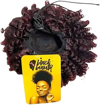 Coque Afro Puff Orgânico - T1B/BUG