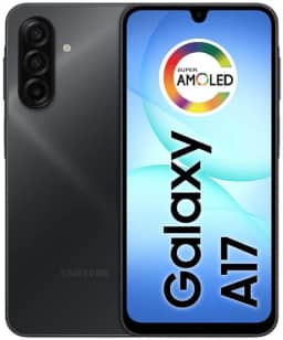 Celular Samsung Galaxy A17, 128GB, 4GB, 50MP Tela 6.7', IP54 - Preto