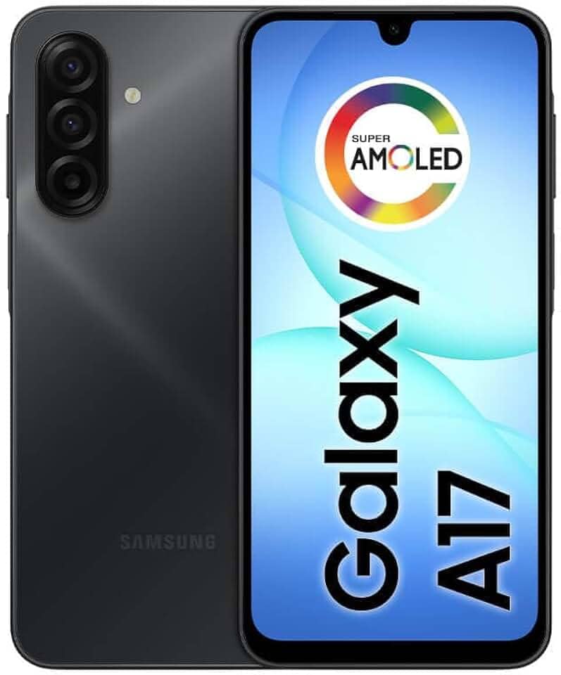 Celular Samsung Galaxy A17, 256GB, 8GB, 50MP Tela 6.7", IP54 - Preto