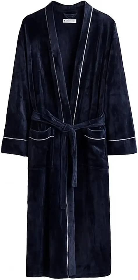 Roupão Banho Flannel Golden Adulto Unissex Toque Macio Microfibra Appel Home