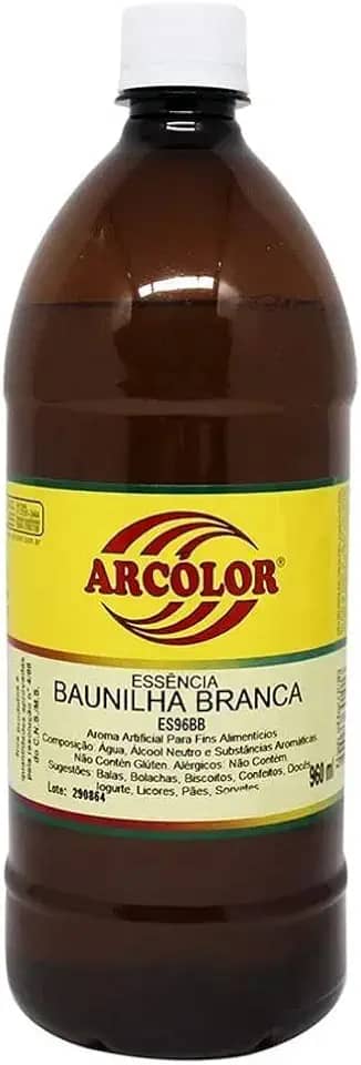 Essência Alimentícia De Baunilha Branca Bolo 960ml Arcolor