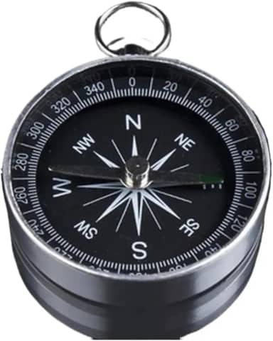Bússola Metal Alta Precisão Original 40mm Portátil e Bolso