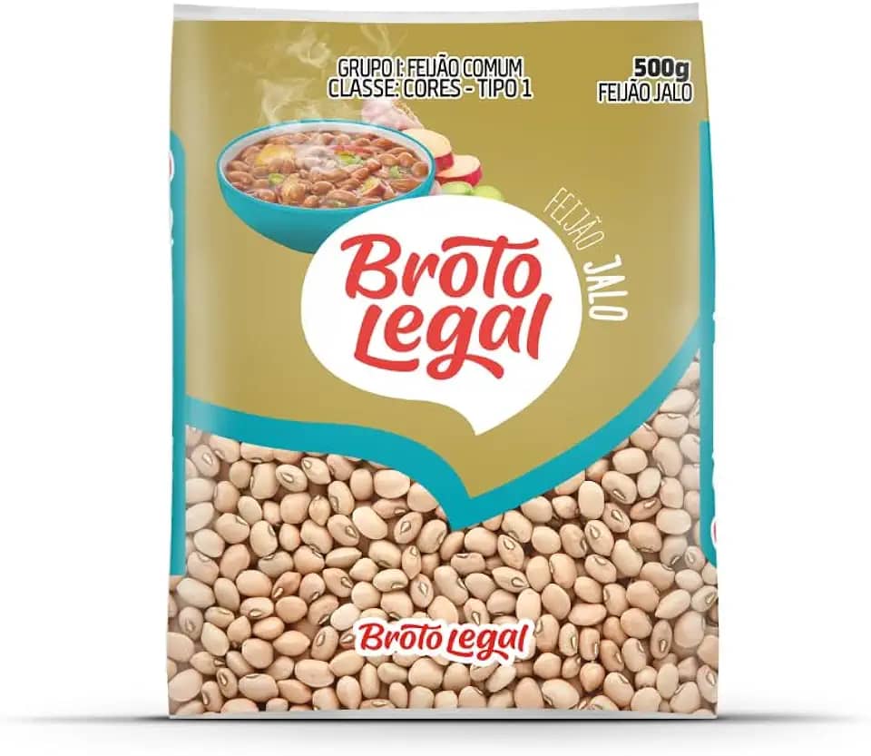 Feijão Jalo Broto Legal 500g pacote