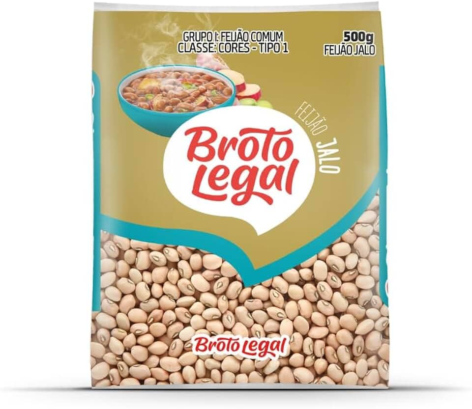 Feijão Jalo Broto Legal 500g pacote