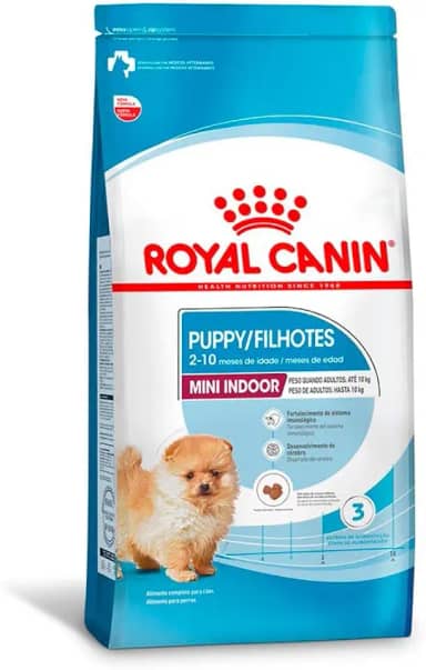 Ração Royal Canin Mini Indoor Junior Cães Filhotes 7,5Kg Royal Canin Filhotes - Sabor Outro