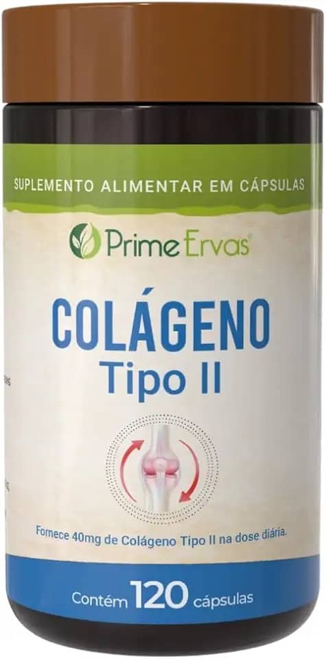 Colágeno Tipo 2 Saúde das Articulações 120 Cáps Prime Ervas