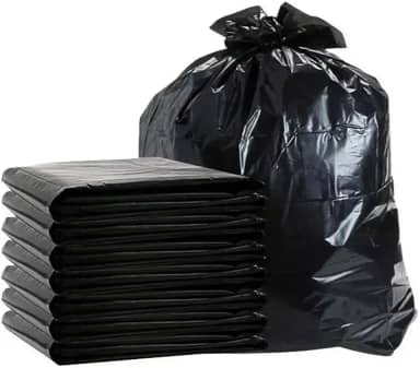 Saco de lixo15 litros / 30 litros / 50 litros reforçado preto com medidas oficiais ABNT - Embagem com 100 unidades cada. (50 Litros 63x80cm)