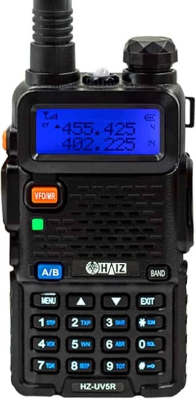 Rádio Comunicador Walkie Talkie Ht Dual Band Fone Haiz UV-5R