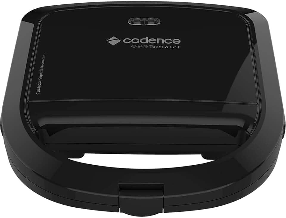 Sanduicheira Elétrica Cadence Toast & Grill, Preta, 750W, 110V, SAN260