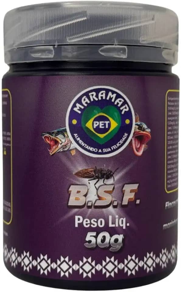 Ração Para Peixes BSF Flocos 50g Maramar