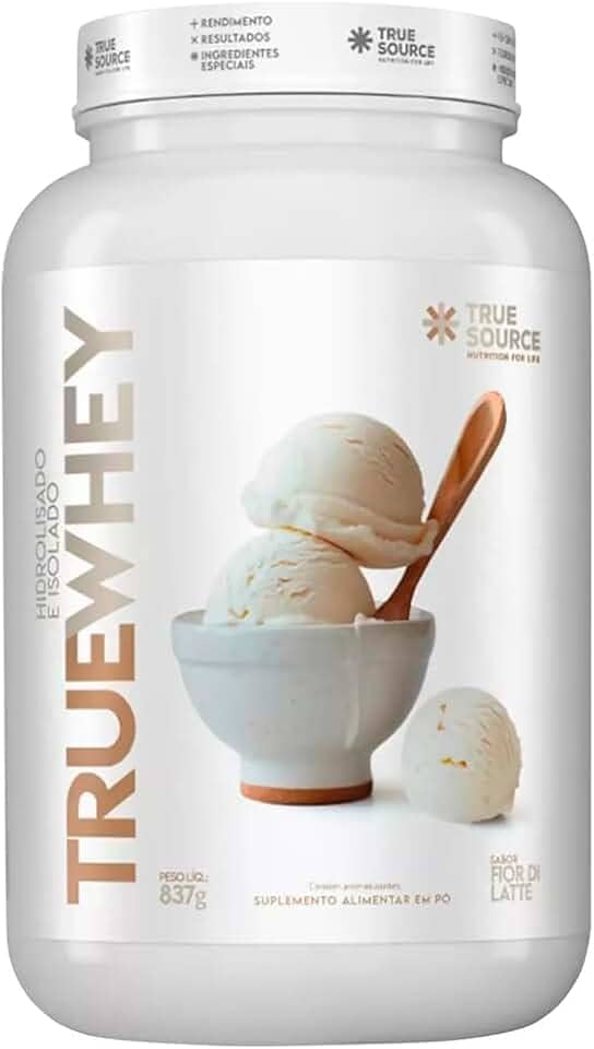 True Whey Protein Isolada & Hidrolisada Gourmet Fior Di Latte 837g - True Source
