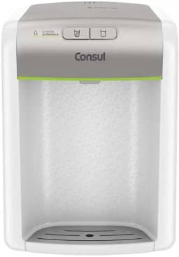 Purificador de água Consul Prata refrigerado, com proteção antibactérias - CPB34AS Bivolt