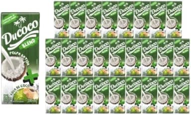 Água de Coco Blend Ducoco - Caixa de 27 Unidades - Cada unidade possui um Volume de 200 ml