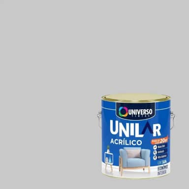 Tinta Acrílica Antimofo Unilar 3,6l Escolha sua Cor (Cogumelo)