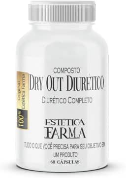 Diurético Composto Morosil Cavalinha Chá verde Dry Out 60 caps Estética Farma
