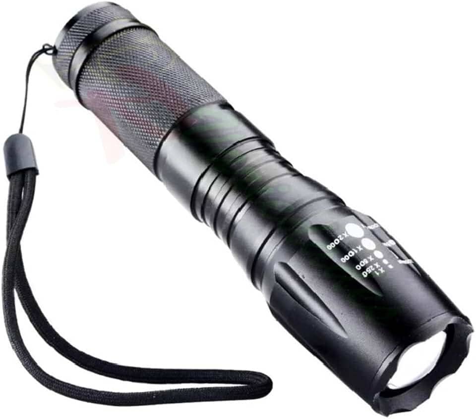 Lanterna Tática Militar X900 Recarregável Police Com Zoom