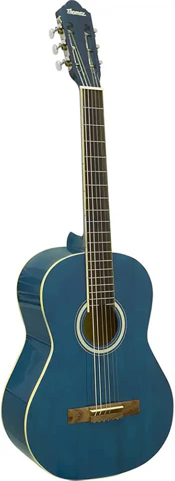 Violão Acústico de Aço para Destros com Tensor TCG 390 A Azul Thomaz