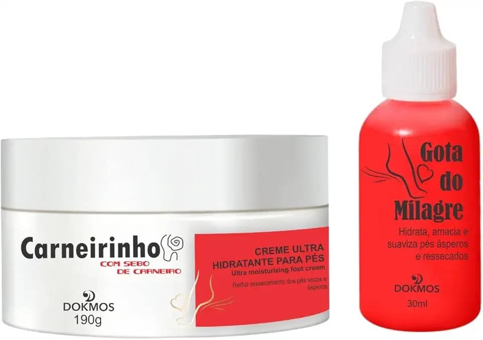 Kit Creme De Pe Carneirinho Com Ureia E Gota Do Milagre