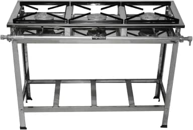 Fogão Industrial 3 Bocas com Queimadores de Caulim – Alta Pressão